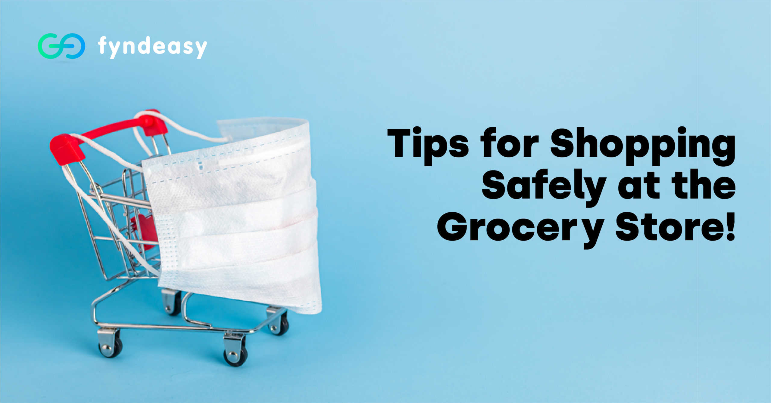 shopping safely at grocery store